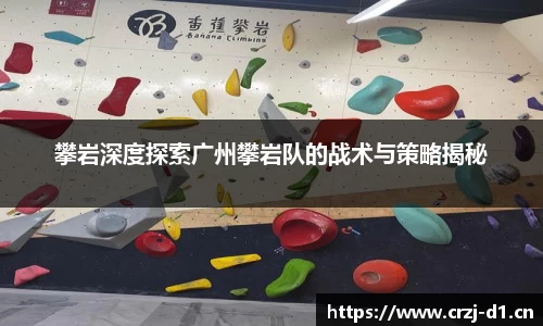 攀岩深度探索广州攀岩队的战术与策略揭秘