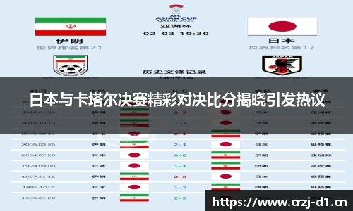 日本与卡塔尔决赛精彩对决比分揭晓引发热议